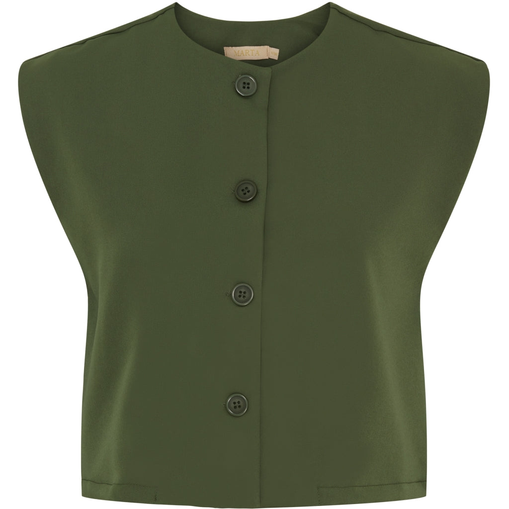 Dame Vest Mdcsmilla 3955   Military fra Marta Du Chateau