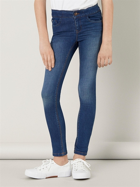 Skinny Fit Jeans Polly Medium Blue fra Name It