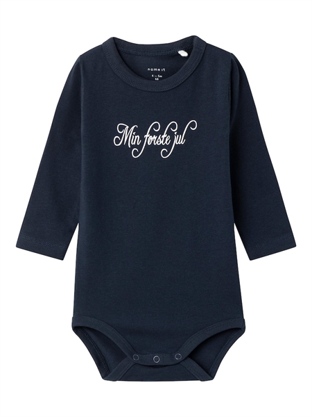 Min Første Jul Body Rajul Dark Sapphire fra Name It