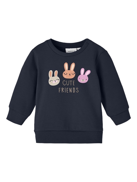 Sweatshirt Vrillie Dark Sapphire Rabbit fra Name It