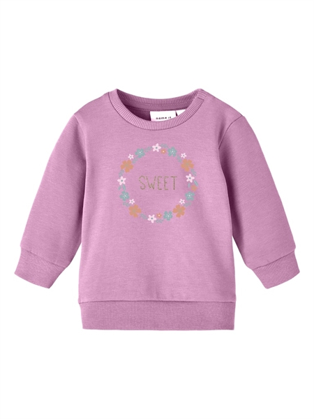 Sweatshirt Vrillie Pastel Lavender fra Name It