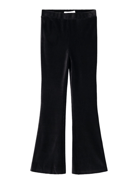 Velour Bootcut Bukser Oringe Black fra Name It