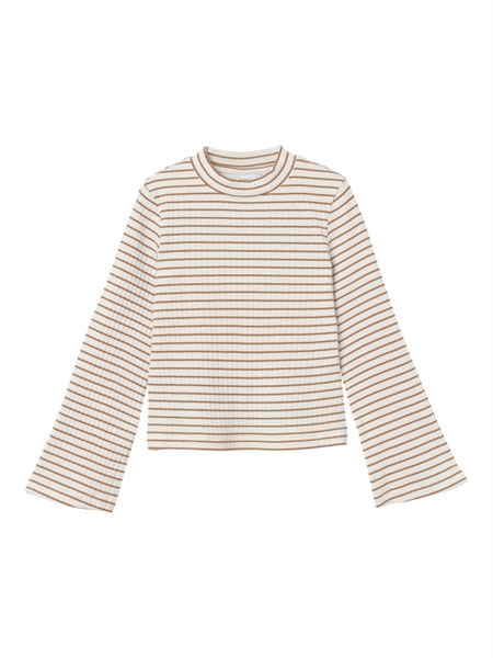Langærmet Bluse Kalone Jet Stream Almond fra Name It