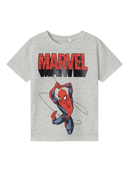 Spiderman T Shirt Jaba Grey Melange fra Name It