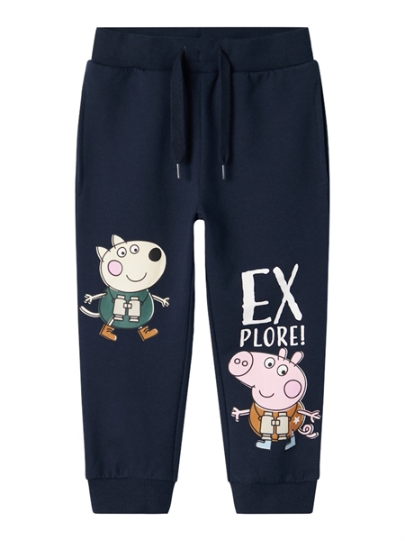 Gurli Gris Sweatpants Osgar Dark Sapphire fra Name It
