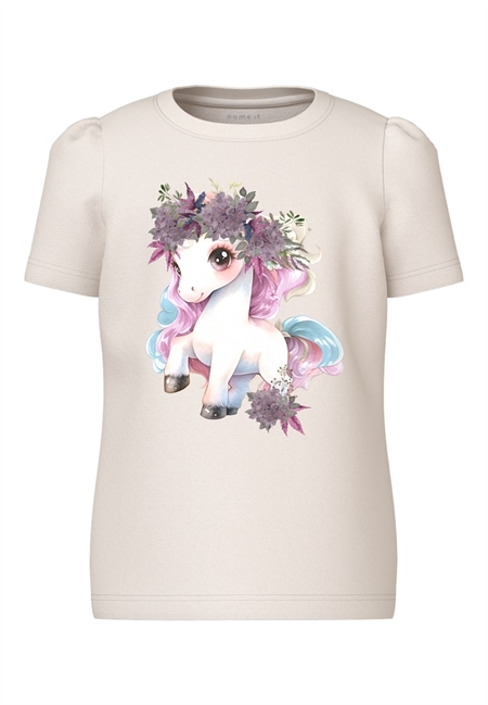 Enhjørning T Shirt Naia Jet Stream fra Name It