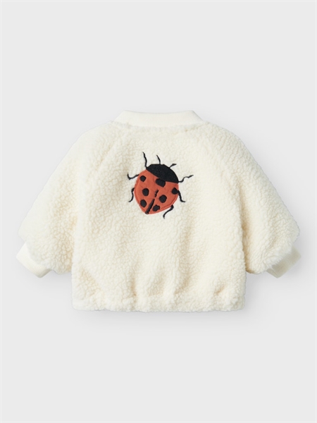 Lajo Bomber Jakke Ladybug Coconut Milk fra Lil Atelier