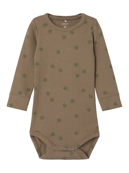 Langærmet Body Noellus Walnut fra Name It