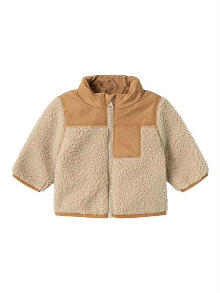 Teddy Jakke Mosie Oxford Tan fra Name It