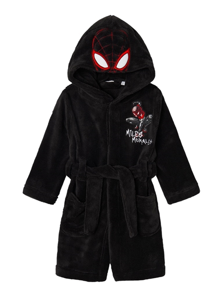 Spiderman Morgenkåbe Black fra Name It