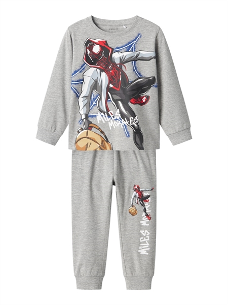 Spiderman Nos Grey Melange fra Name It