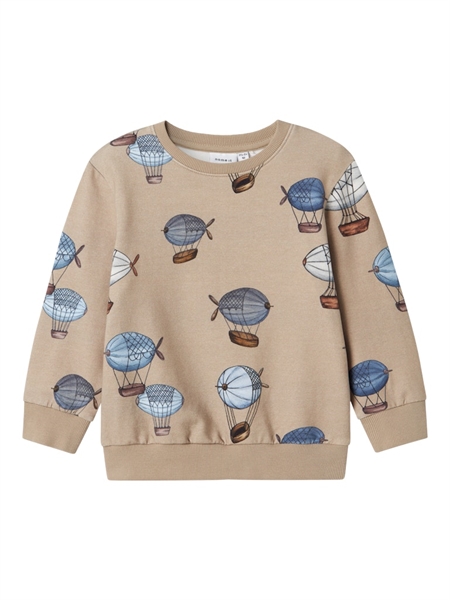 Sweatshirt Regnar Weathered Teak fra Name It
