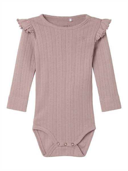 Langærmet Body Omina Deauville Mauve fra Name It