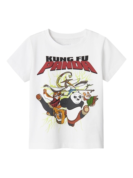 Kung Fu Panda T Shirt Jac Bright White Horizotal fra Name It