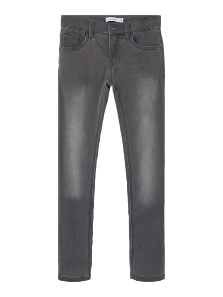 X Slim Sweat Jeans Theo Medium Grey fra Name It