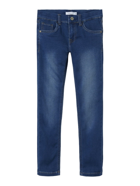 X Slim Sweat Jeans Theo Medium Blue fra Name It