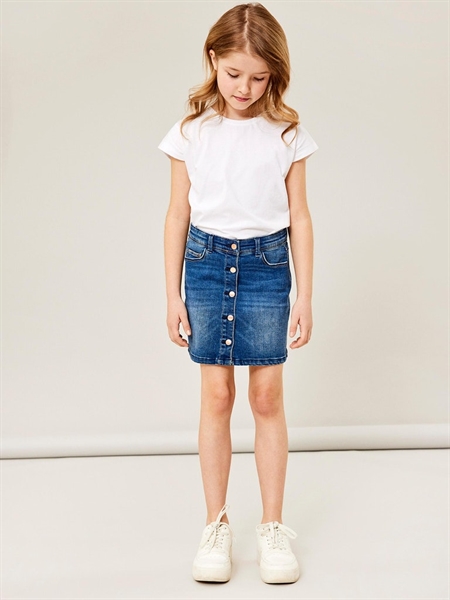 Denim Nederdel Becky Dark Blue fra Name It