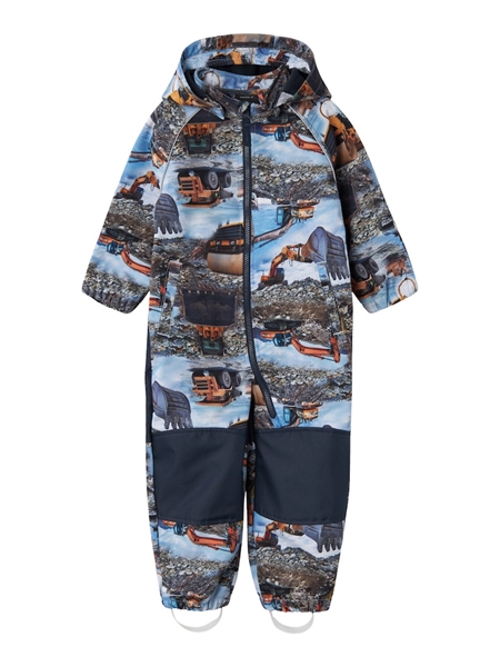 Softshell Dragt Alfa Celestial Blue fra Name It