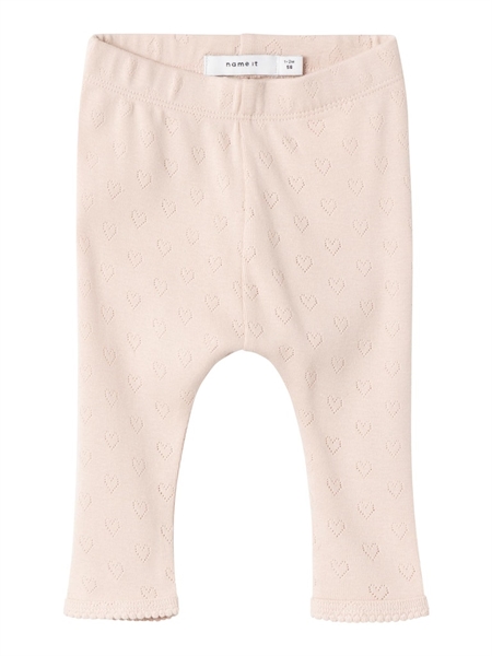 Hulmønster Leggings Tyane Sepia Rose fra Name It