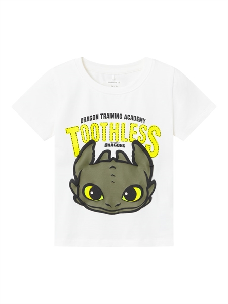 Dragon T Shirt Apron Bright White fra Name It
