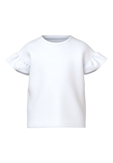 Boxy T Shirt Vilukka Bright White fra Name It