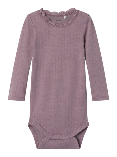 Langærmet Body Timian Elderberry fra Name It