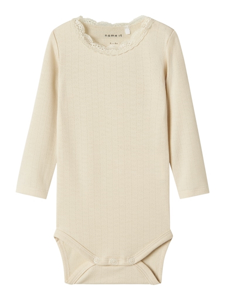 Langærmet Body Timian Summer Sand fra Name It