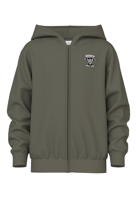 Sweatshirt Vallen Dusty Olive fra Name It
