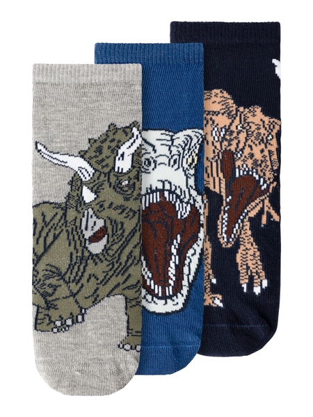 3 Pak Jurassic Park Strømper Maclin Dark Sapphire fra Name It