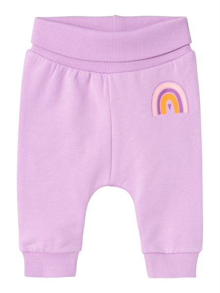 Baby Sweatpants Vrillie Violet Tulle fra Name It