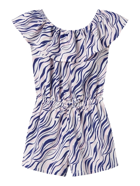 Kortærmet Playsuit Vinaya Bright White fra Name It