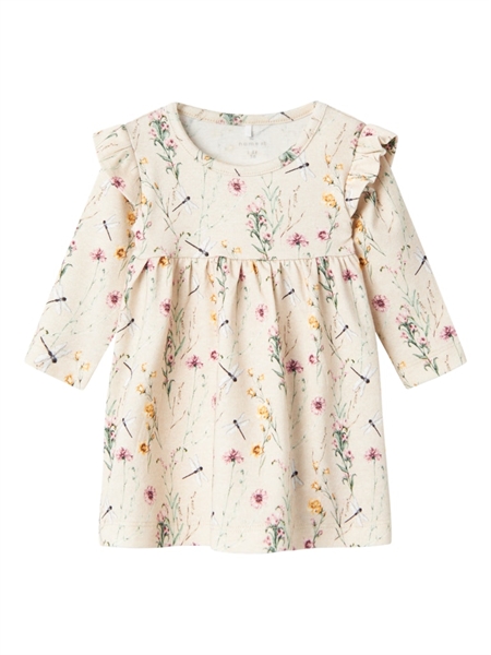Baby Kjole Hanina Peyote Melange fra Name It