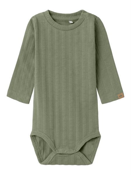 Langærmet Body Human Oil Green fra Name It