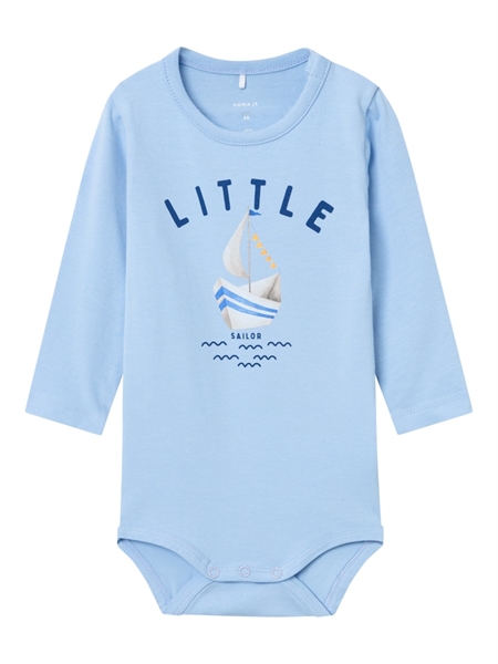 Langærmet Body Fevan Chambray Blue fra Name It