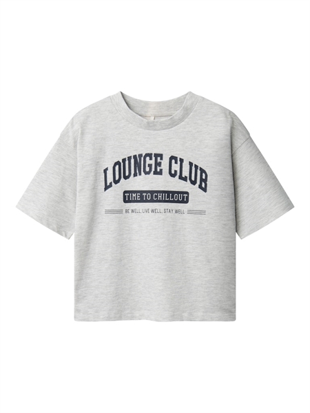 T Shirt Bekaren Light Grey Melange fra Name It