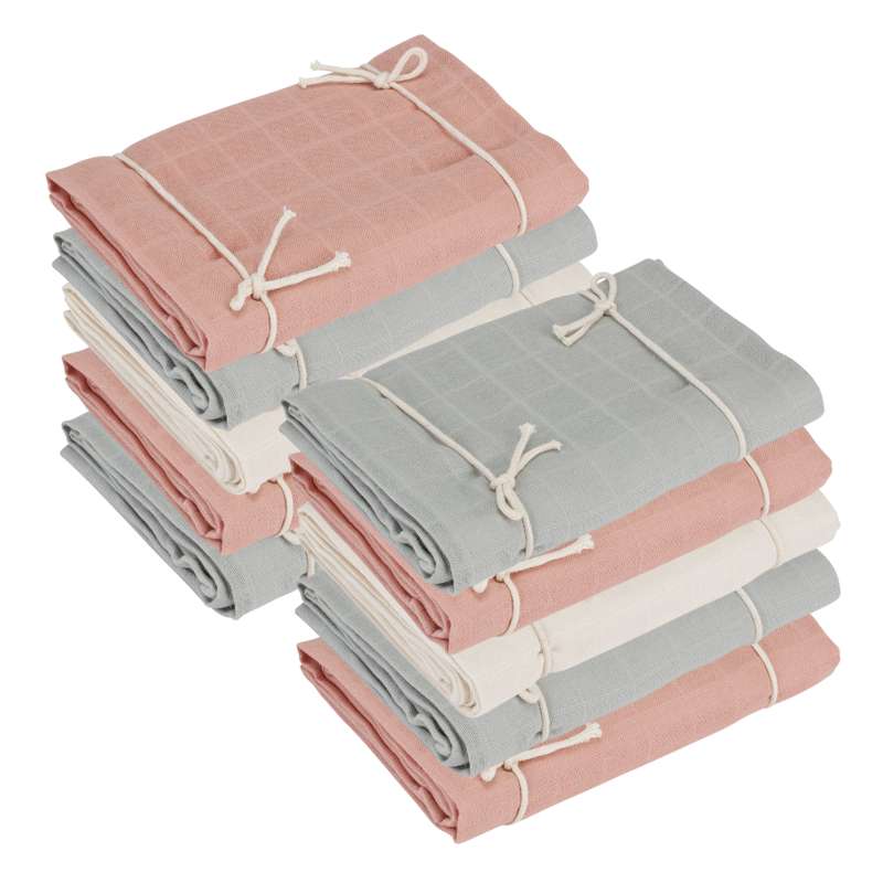 økologiske Stofbleer Minisvøb   10 Pak   Mix Colours fra Naturebaby