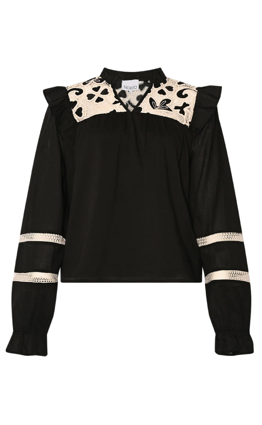 Bluse   Salba   Black fra Noella