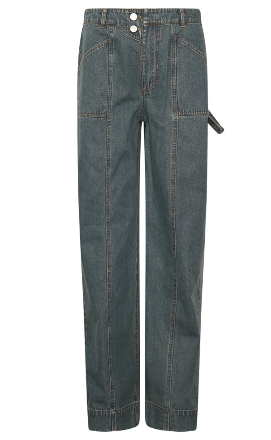 Bukser   Kandice   Vintage Blue Wash fra Noella
