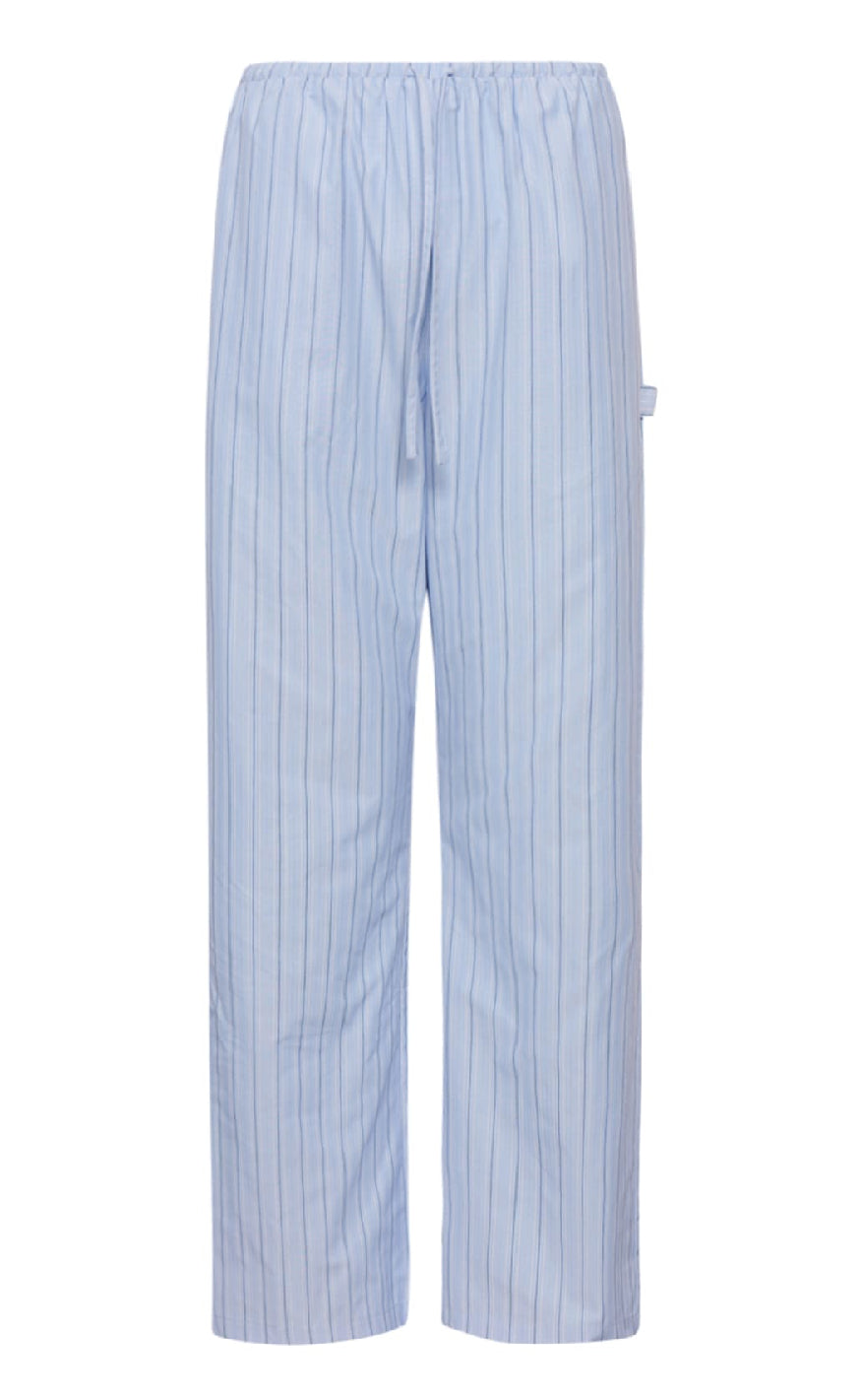 Bukser   Sally   Light Blue Stripe fra Noella