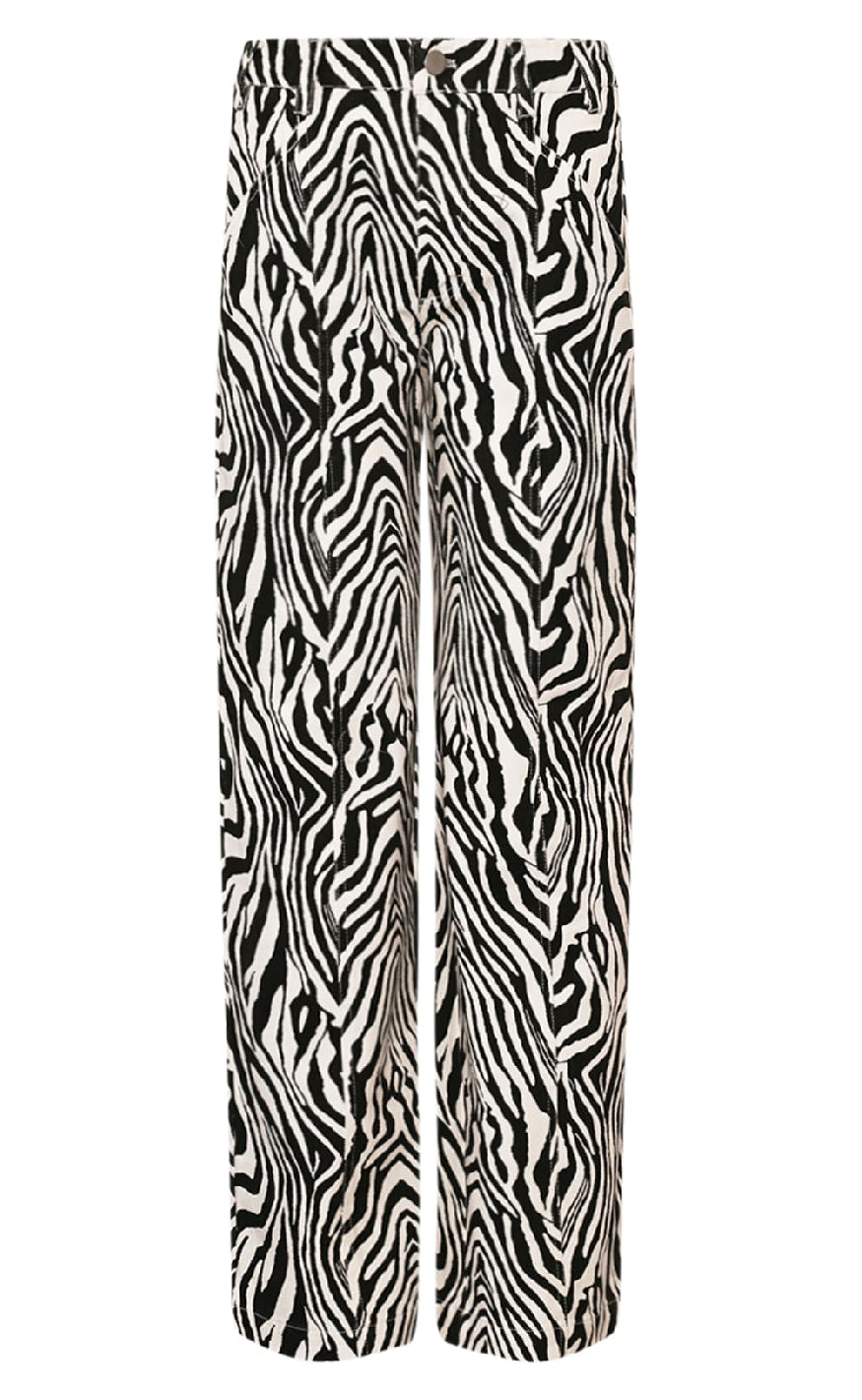 Bukser   Stormy   Taleah Zebra Print fra Noella