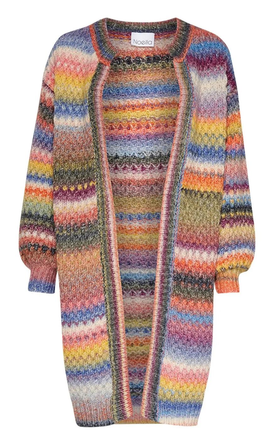 Cardigan   Gio   Multi Mix fra Noella