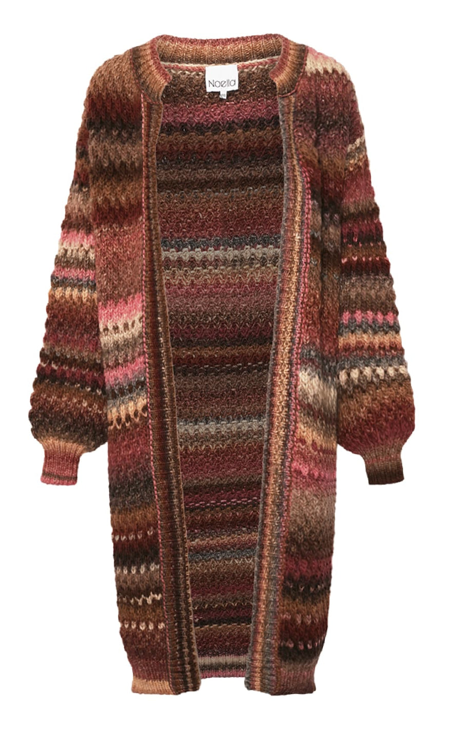 Cardigan   Gio   Rust Mix fra Noella
