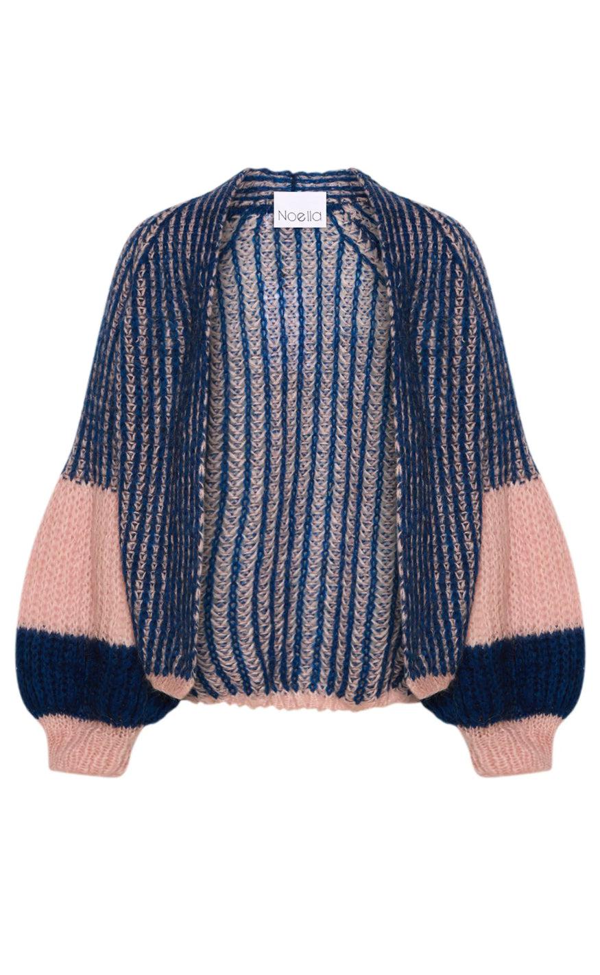 Cardigan   Liana   Rose Navy fra Noella