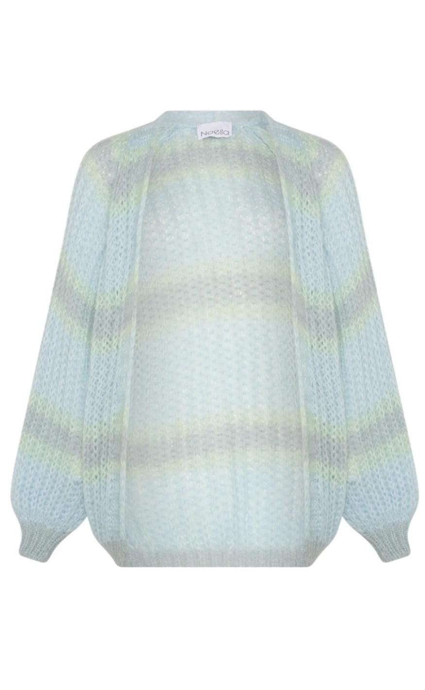 Cardigan   Vera   Light Blue   Blue   Mint Mix fra Noella