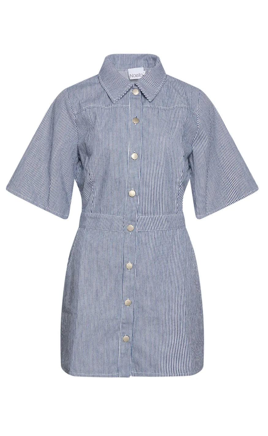Kjole   Benita   Light Blue fra Noella
