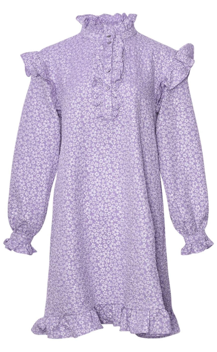 Kjole   Reno Ruby Ruffle Kjole   Lilac fra Noella