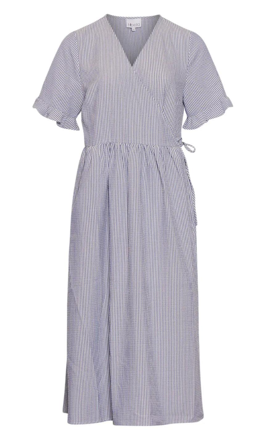 Kjole   Sabine   Blue Stripe fra Noella