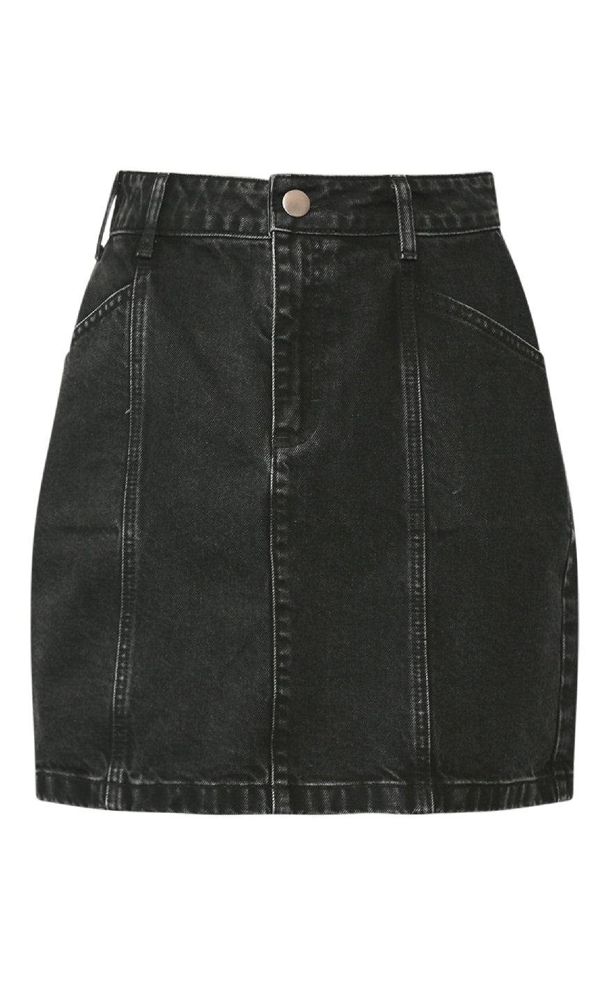 Nederdel   Karissa   Black Wash fra Noella