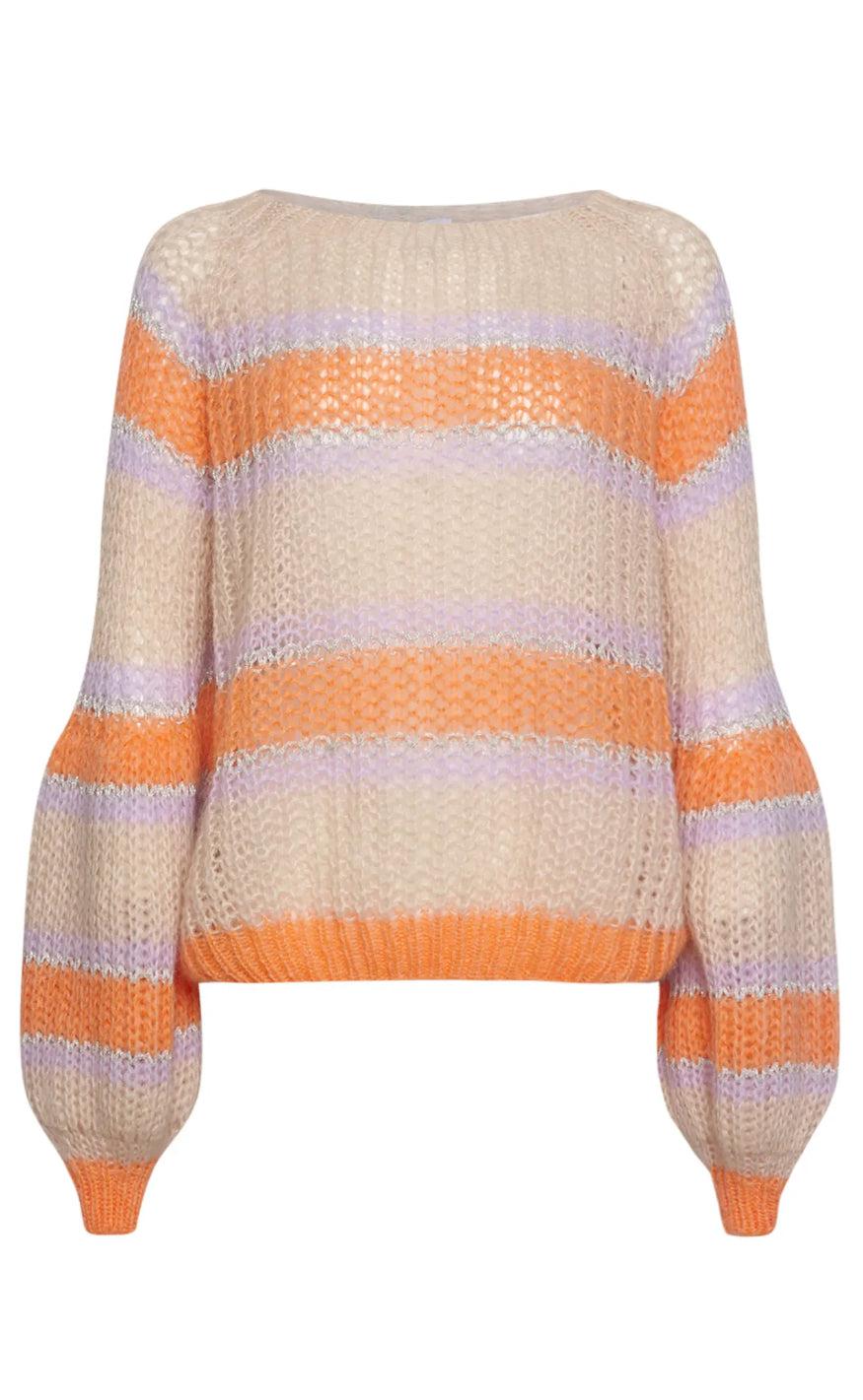 Sweater   Pacific   Apricot Lavender Mix fra Noella