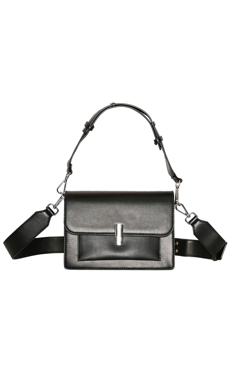 Taske   Adele   Black Nappa Look fra Noella
